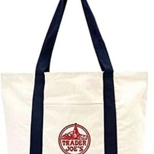 White and Blue Tote Bag